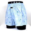 アダバット リラックスウェア アンダーウェア adabat RELAX WEAR / UNDER WEAR 前開トランクス 【返品不可商品】 (ブルー)