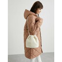 ザ ショップ ティーケー (ウィメン) THE SHOP TK(Women) ドローストリングボアバッグ (オフホワイト)