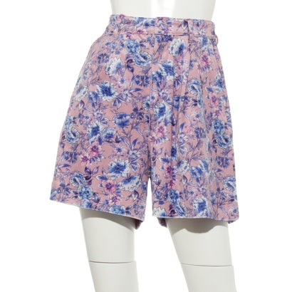 リエンダスエルタ rienda suelta 花柄起毛プリントパンツ (ピンク)