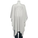 ニーミー nee mee TRUECOTTON × TENCEL x REFIBRA JERSEY PONCHO (ホワイト)