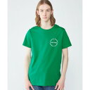 トミー ヒルフィガー TOMMY HILFIGER ヒルフィガー【オンライン限定】ラウンドロゴTシャツ (グリーン)
