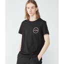 トミー ヒルフィガー TOMMY HILFIGER ヒルフィガー【オンライン限定】ラウンドロゴTシャツ(ブラック)