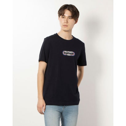 トミー ヒルフィガー TOMMY HILFIGER HILFIGER 【オンライン限定】トラックロゴTシャツ（ネイビー）