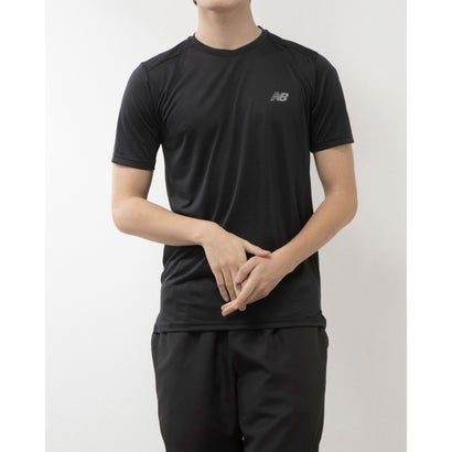ニューバランス New Balance メンズ 陸上/ランニング 半袖Tシャツ ショートスリーブTシャツ_Sport Essentials MT41222 (ブラック) ニューバランス New Balance メンズ 陸上/ランニング 半袖Tシャツ ショートスリーブTシャツ_Sport Essentials MT41222 (ブラック)