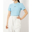 ナイキ NIKE レディース フィットネス 半袖Tシャツ ナイキ ウィメンズ NP DF CMX2 S/S クロップ トップ FZ4758407 (AQUARIUS BLUE/(BLACK))