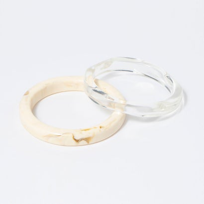 アルシーヴ archives 大理石調×クリアバングルセット (CLE1)