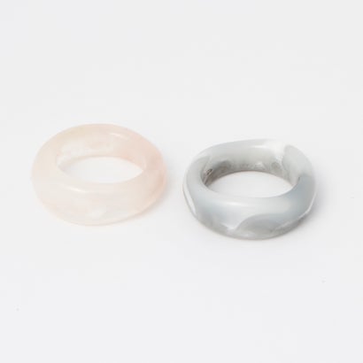 アルシーヴ archives マーブルリング2点セット (PNK)