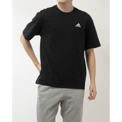 アディダス adidas メンズ 半袖Tシャツ M ESS+ SL Tシャツ JF3910 (ブラック)