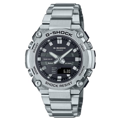 【G-SHOCK】G-STEEL / 電波ソーラー / GST-B600D-1AJF (シルバー×ブラック)