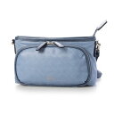 ペレボルサ PELLE BORSA「アライブ」 財布ショルダー (ブルー)