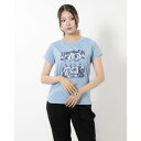 ロキシー ROXY レディース フィットネス 半袖Tシャツ SPIRITED TEE RST241511 （ブルー）