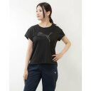 プーマ PUMA レディース 半袖機能Tシャツ PUMA MOTION SS キャット Tシャツ_ 680719 （プーマ ブラック）