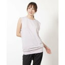 ティゴラ TIGORA レディース フィットネス タンクトップ フィットネス チュニック丈ノースリーブTシャツ TRー3F2334TT (ライラック)