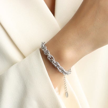 フォースメント Forcement チェーンブレスレット (シルバー)