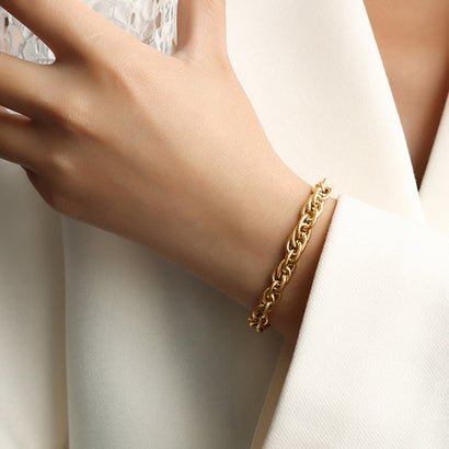 フォースメント Forcement チェーンブレスレット (ゴールド)