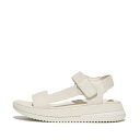 フィットフロップ fitflop SURFF TWO-TONE WEBBING/LEATHER BACK-STRAP SANDALS （Paris Beige）