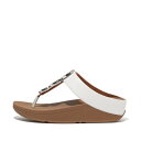 フィットフロップ fitflop HALO BEAD-CIRCLE LEATHER TOE-POST SANDALS （Urban White）