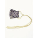 レディメイド LADYMADE Arabesque Flower リボンマスク【返品不可商品】 (ネイビー)
