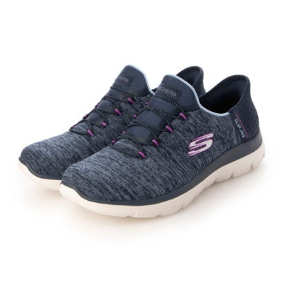 スケッチャーズ スケッチャーズ SKECHERS レディース ウォーキングシューズ SUMMITS 149937W （NAVY/PURPLE）