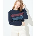 トミー ヒルフィガー TOMMY HILFIGER チェストヒルフィガー85ロングスリーブTシャツ (ネイビー)