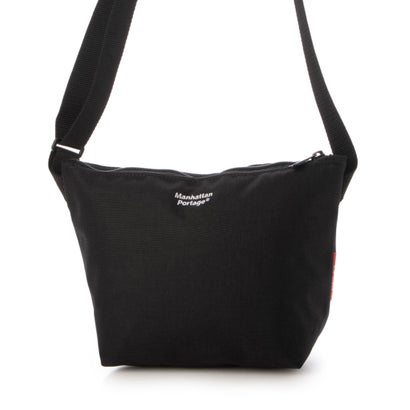 マンハッタンポーテージ Manhattan Portage Cobble Hill Nylon Messenger Bag (XS) No Flap （Black）