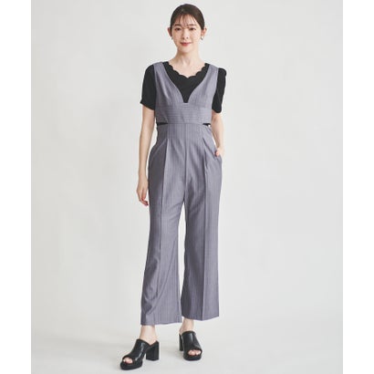 トランテアン ソン ドゥ モード 31 Sons de mode カットアウトサロペット (グレー)