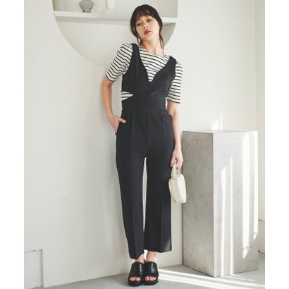 トランテアン ソン ドゥ モード 31 Sons de mode カットアウトサロペット (ブラック)