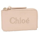 クロエ 財布（レディース） クロエ Chloe フラグメントケース カードケース クロエセンス ロゴ ピンク レディース CHLOE CHC23SP866I10 6J5 （CEMENT PINK）