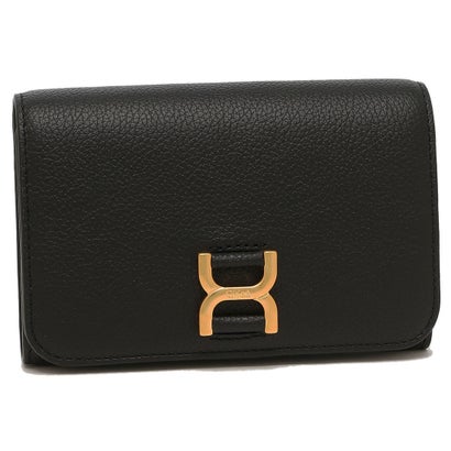 クロエ Chloe 三つ折り財布 マーシー コンパクト財布 ロゴ ブラック レディース CHLOE CHC23AP097I31 001 （BLACK）