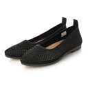 ハスキー husky Co.Ltd. BOUQET 洗える軽量ニットパンプス (BLACK)