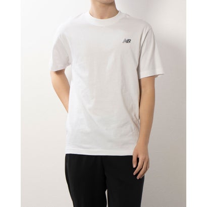 ニューバランス New Balance メンズ 半袖Tシャツ ショートスリーブTシャツ_New Balance Small logo MT41509 (ホワイト...
