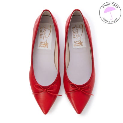 ラウナレアバレエ Launa lea ballet 【レイン対応】ポインテットトゥバレエシューズ(RB4001A)?（レッド）