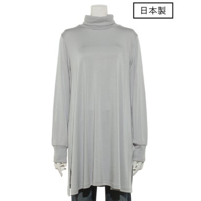 ディアージュ Deargue 【日本製】ヂュアルウォームチュニック (ライトグレー)