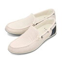 ランバン オン ブルー LANVIN en Bleu パンチングメッシュドライビングシューズ 86545 (ホワイト)