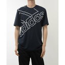 アディダス adidas メンズ 半袖機能Tシャツ M TRN グラフィック Tシャツ IY6364 (レジェンドインク/ホワイト)