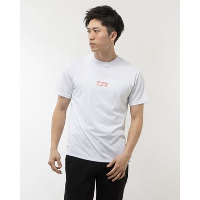 マーベル MARVEL メンズ 半袖Tシャツ 冷感UVドライTシャツ フォト MV-9C15034TS (WHITE)