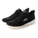 スケッチャーズ SKECHERS GO WALK TRAVEL - FUN JOURNEY（ゴーウォーク トラベル - ファン ジャーニー）124985 バンジーレーススニーカー （ブラック/アクア）