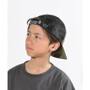 シューラルー キッズ SHOO・LA・RUE／Kids デザインテープメッシュCAP （グリーン(024)）