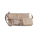 ゲス GUESS LATONA Mini Triple Compartment Top Zip (TAU) ショルダーバッグ レディース