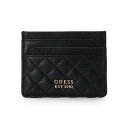 QX GUESS RIANEE Quilted Card Holder iBLAj z/ J[hP[X fB[X