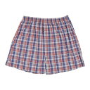 アクアスキュータム Aquascutum AQトランクス/24SーチェックCー裏打ちゴム【返品不可商品】 (レッド)