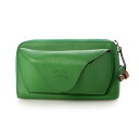 ペレボルサ PELLE BORSA 財布ショルダー (グリーン)