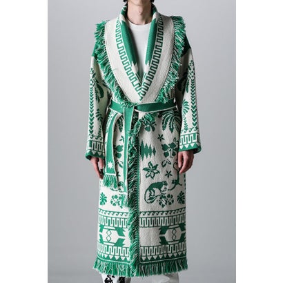 アラヌイ ALANUI The Explosion Of Nature Coat (WHITE GREEN) アラヌイ ALANUI The Explosion Of Nature Coat (WHITE GREEN)