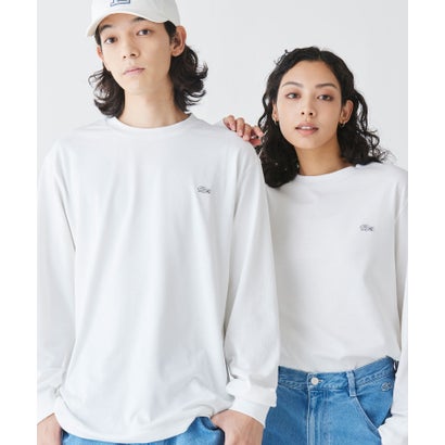 ラコステ LACOSTE ベーシックロングスリーブTシャツ (ホワイト)