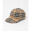 バーバリー BURBERRY 8075641 キャップ ARCHIVE CHECK BSB メンズ レディース 帽子 （アーカイブベージュ）