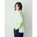 イェッカ ヴェッカ YECCA VECCA バックプリーツシャツ (グリーン)
