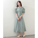 チーク Cheek 肩あきシャツワンピース (MINT GREEN)