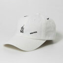 m[eBJ NAUTICA LOGO PATTERN EMB 6P CAP iOFF WHITEj