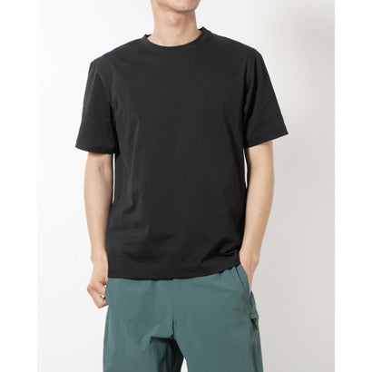 ティゴラ TIGORA メンズ 半袖Tシャツ ストレッチTシャツ SOLOTEX(R)使用 TR-9C1104TS （BLACK）
