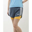 アディダス adidas レディース 陸上/ランニング ショート/ハーフパンツ OTR E 3S 2in1 S IK5016 (ネイビー)